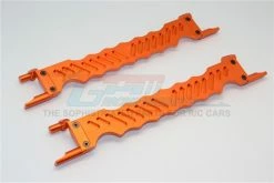 GPM Racing TXM0126N-OR | GPM Orange Aluminium X-Maxx Battery Holder Set