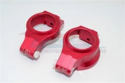 GPM Racing GPM-TXM019-R | GPM Red Aluminium X-Maxx Left & Right Caster Blocks (C-Hubs) 2Pcs