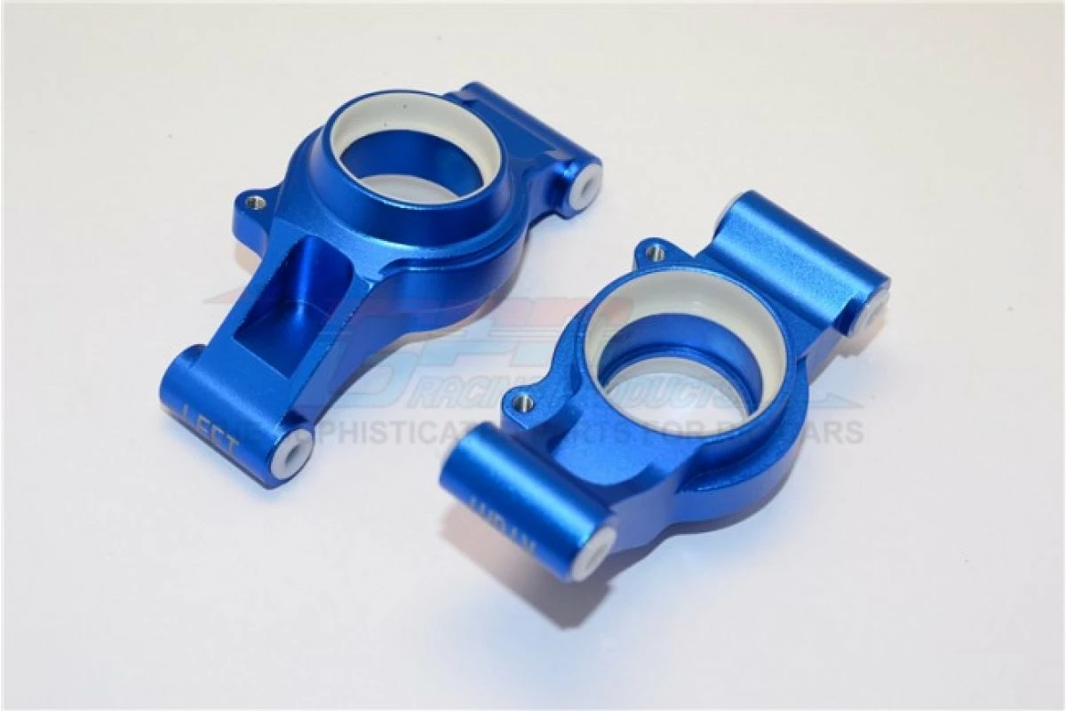 GPM Racing TXM022N-B | Traxxas Blue Aluminium X-Maxx Rear Hub Carriers 2Pcs - Image 2