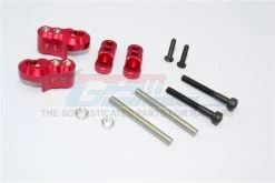GPM Racing TXM028-R | GPM Red Aluminium Front Adjustable Shock Mount Set