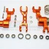 GPM Racing TXM048N-OR | GPM Orange Aluminium Steering Assembly Set W/ Servo Saver