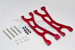 GPM Racing TXM054F-R-R | GPM Red Aluminium Front / Rear Upper Suspension Arms 2Pcs