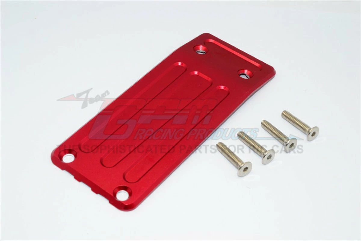 GPM Racing TXM331F-R | GPM Red Aluminium Front Skid Plate