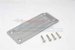 GPM Racing TXM331R-GS | GPM Grey Silver Aluminium Rear Skid Plate