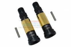 GPM Racing TXM8-24MM-JT-BK | GPM Hardened Steel Front Or Rear Universal CVD Joint 2Pcs