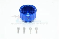 GPM Racing TXM8011-B | GPM Blue Aluminium Traxxas 8S X-Maxx Front Or Rear Differential Case