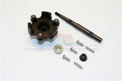 GPM Racing TXM8035S-BK | GPM Black Aluminum Cush Drive Housing & Input Shaft W/ Hardware