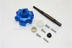 GPM Racing TXM8035S-B | GPM Blue Aluminium Cush Drive Housing & Input Shaft W/ Hardware