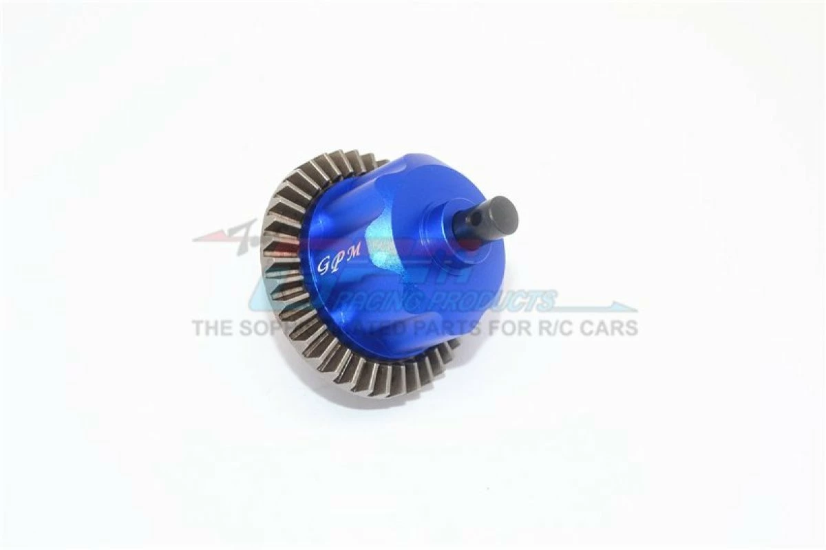 GPM Racing TXMS011-B | GPM Blue Aluminium Maxx 4S Differential Case Set W/ Screws - Image 3