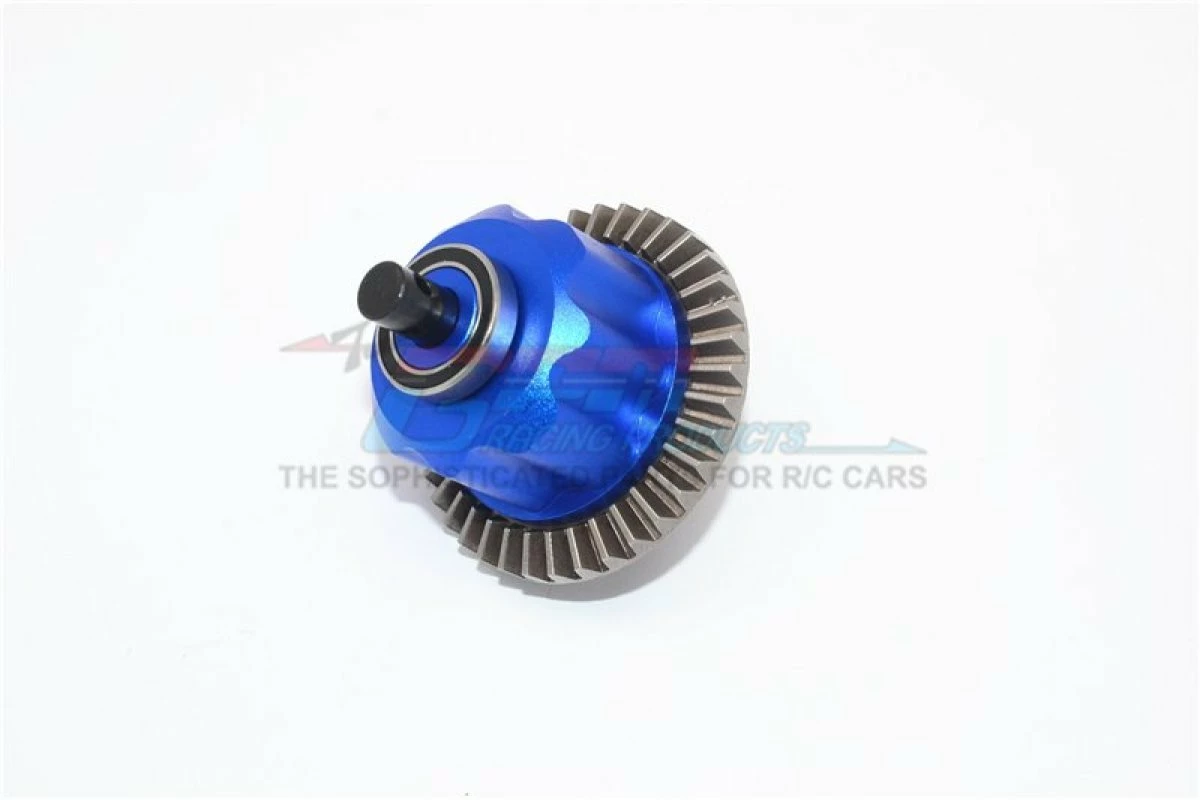 GPM Racing TXMS011-B | GPM Blue Aluminium Maxx 4S Differential Case Set W/ Screws - Image 4