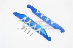 GPM Racing TXMS014X-B | GPM Blue Aluminium Maxx 4S Chassis Nerf Bars 2Pc
