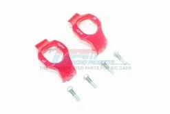 GPM Racing TXMS019-R | GPM Red Aluminium Front Hub Carriers (C-Hubs) 2Pcs