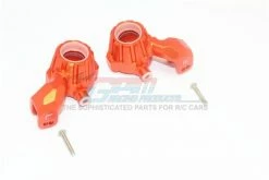 GPM Racing TXMS021-OR | GPM Orange Aluminium Steering Hubs 2Pcs