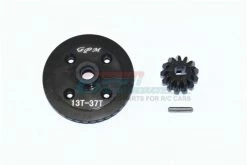 GPM Racing TXMS1200RS-BK | GPM Hardened Steel Maxx 4S Straight Cut Rear Differential Gear Set