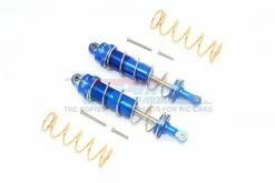 GPM Racing TXMS125F-R-B-S | GPM Blue Aluminium Maxx 4S Front & Rear Adjustable Shocks 2Pcs