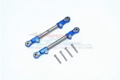 GPM Racing TXMS162S-B | GPM Blue Aluminium Adjustable Steering Linkages 2Pcs