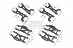 GPM Racing GPM-TXMS5455-BK | GPM Black Aluminium Maxx 4S Compete Suspension Arm Set W/ Hardware