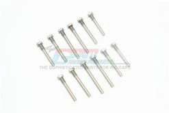 GPM Racing TXMSACC-12-OC | GPM Stainless Steel Suspension Screw Pin Set 12Pcs