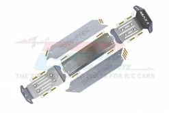 GPM Racing GPM-TXMWZSP1B-OC | GPM Stainless Steel Maxx Complete Chassis Skid Plate Set (Hollow Version)