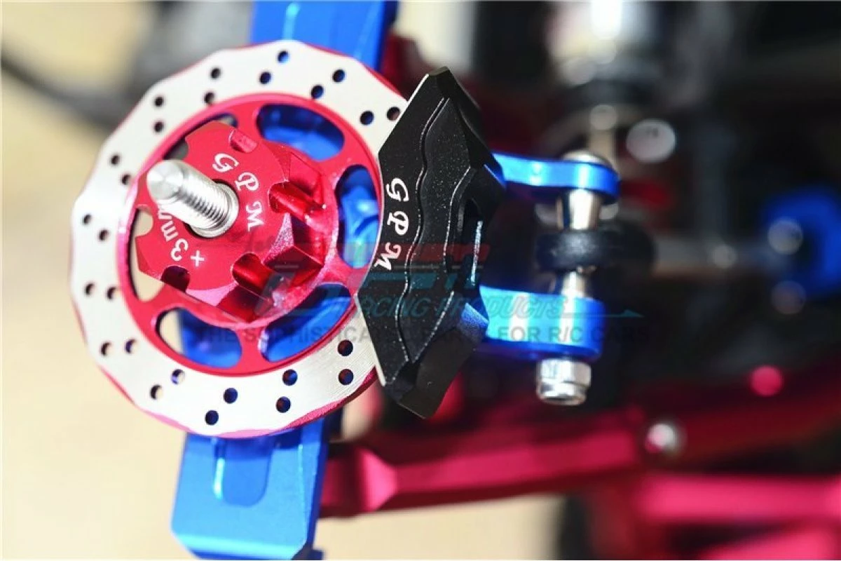 GPM Racing UDR006-BK | GPM UDR Black Aluminium Front & Rear Disc Brake Calipers 2Pcs - Image 3