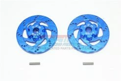 GPM Racing UDR010D+1MM-B | GPM UDR Blue Aluminium +1mm Brake Disc Wheel Hex 2Pcs