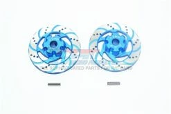 GPM Racing UDR010DX+3MM-B | GPM UDR Blue Aluminium +3mm Brake Disc Wheel Hex 2Pcs