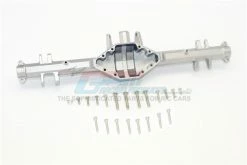 GPM Racing UDR013B-GS | GPM Grey Silver Aluminium Rear Differential/Axle Housing For Traxxas UDR