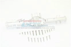 GPM Racing UDR013B-S | GPM Silver Aluminium Rear Differential/Axle Housing For Traxxas UDR