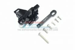 GPM Racing UDR018-BK | GPM Black Aluminium Motor Mount W/ Heat Sink Fins Set
