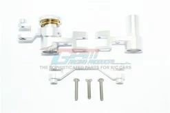 GPM Racing UDR048-S | GPM UDR Silver Aluminium Steering Bell Crank Set W/ Hardware
