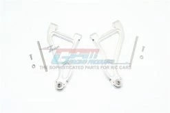 GPM Racing UDR054A-S | GPM Silver Aluminium Front Upper Suspension Arms 2Pcs W/ Hardware