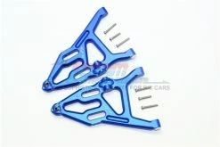 GPM Racing UDR055-B | GPM Blue Aluminium Front Lower Suspension Arms 2Pcs