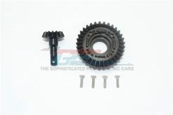 GPM Racing UDR1200SF-BK | GPM UDR Hardened Steel Straight Cut Front Differential Gear Set