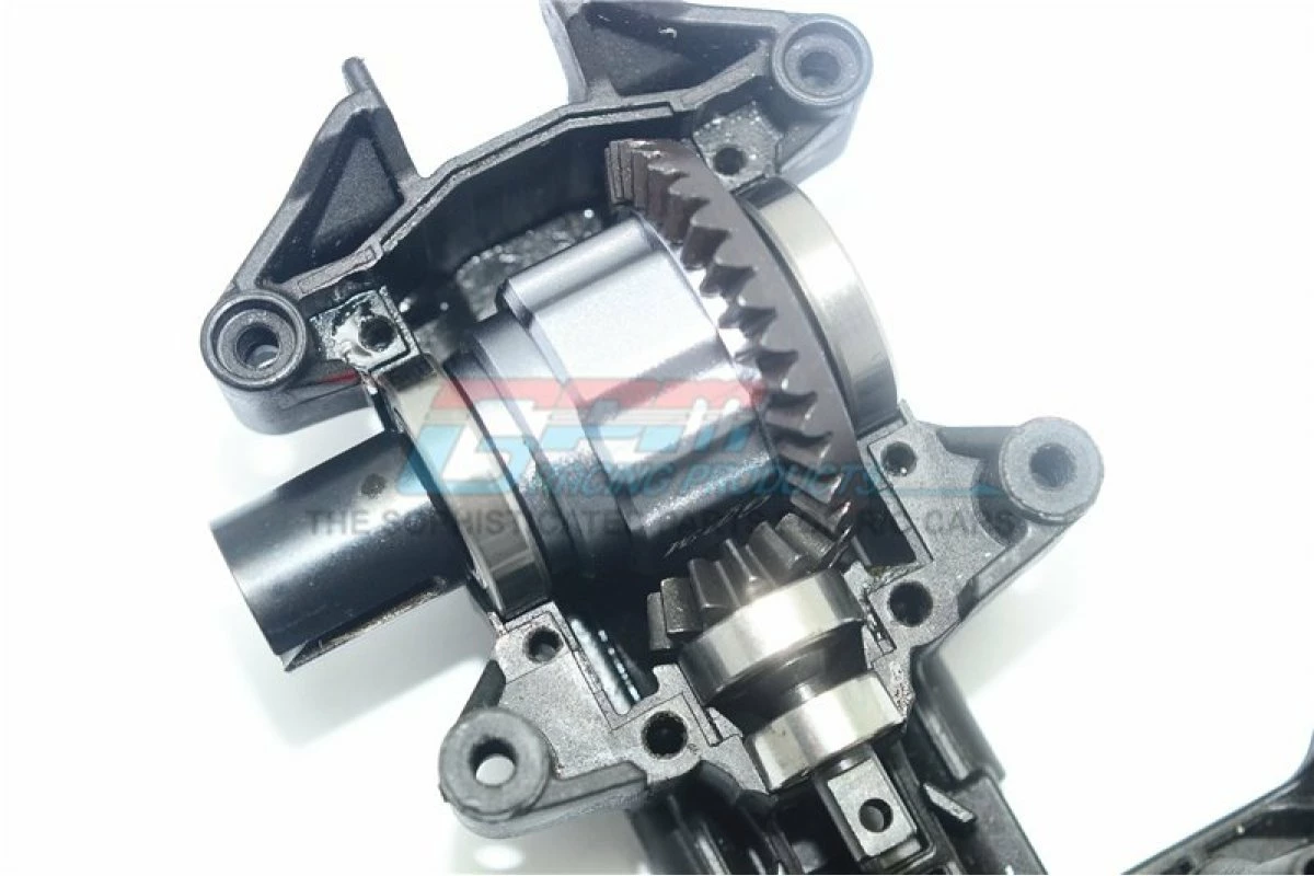 GPM Racing UDR1200SF-BK | GPM UDR Hardened Steel Straight Cut Front Differential Gear Set - Image 3