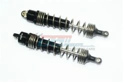 GPM Racing UDR135F-BK-BEBK | GPM Black Aluminium 135mm Front Spring Shocks 2Pcs
