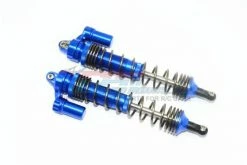 GPM Racing UDR135F-L-B-BEBK | GPM Blue Aluminium 135mm UDR Front Adjustable Piggyback Shocks 2Pcs
