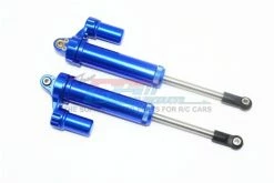 GPM Racing UDR135FX-L-B-BEBK | GPM Blue Aluminium 135mm Front Piggyback Shocks 2Pcs