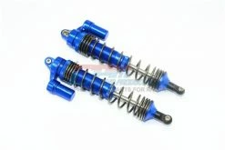 GPM Racing UDR139R-L-B-BEBK | GPM Blue Aluminium 139mm UDR Rear Adjustable Piggyback Shocks 2Pcs