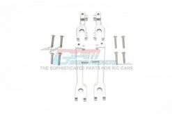 GPM Racing UDR312FR-S | GPM Silver Aluminium Front & Rear Sway Bars 4Pcs