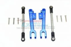 GPM Racing UDR312RS-B | GPM Blue Aluminium Rear Sway Bar Arms W/ Stainless Steel Turnbuckles 4Pcs