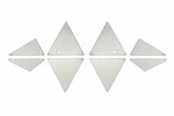 GPM Racing UDRZSP2-OC | GPM UDR Stainless Steel Middle & Rear Tube Diamond Plate Panel Set