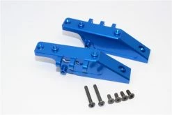 GPM Racing WR012A-B | GPM Blue Aluminium Front & Rear Gearbox Mounts 2Pcs