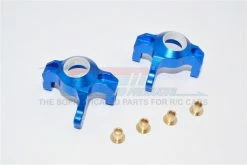 GPM Racing WR021-B | GPM Blue Aluminium Steering Hubs 2Pcs