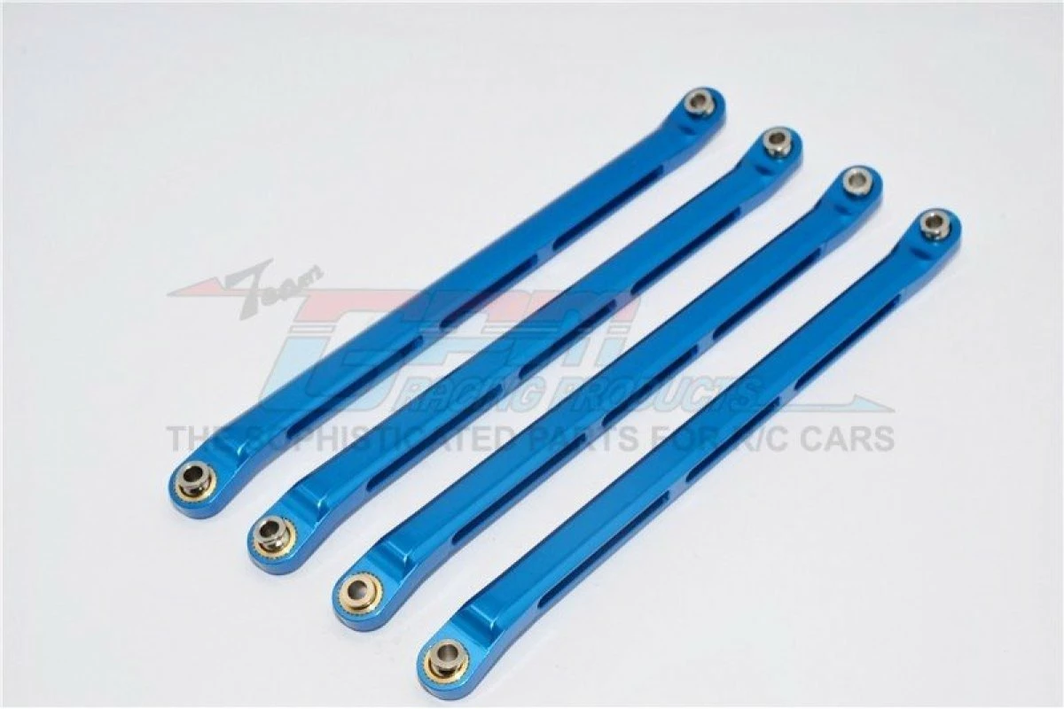 GPM Racing WR049-B | GPM Blue Aluminium Lower Thread Rods 4Pcs