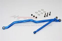 GPM Racing WR160N-B | GPM Blue Aluminium Wraith Steering Linkages 2Pcs W/ Hardware