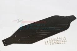 GPM Racing XO016-BK | GPM Black Aluminium 4mm Main Chassis