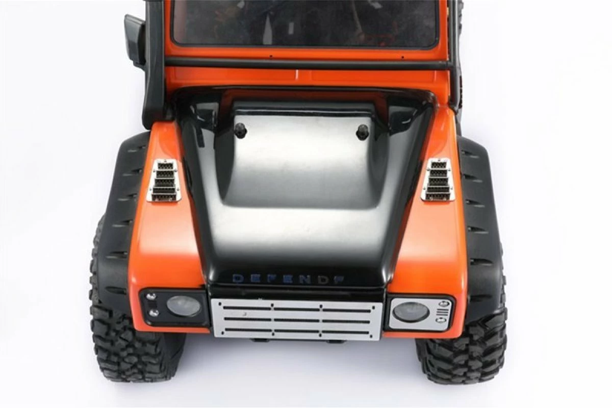 GPM Racing ZSP043-BK | GPM Black Steel TRX-4 Bonnet Vent Set Type B - Image 3