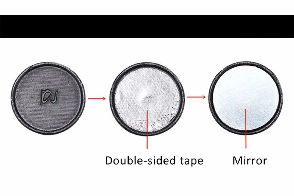 GPM Racing ZSP044-BK | GPM Black TRX-4 Adjustable Side Mirror Kit - Image 4