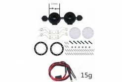 GPM Racing ZSP058-BK | GPM Black Car Bumper Spotlight Set