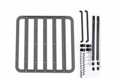 GPM Racing ZSP059B-BK | GPM Black Metal 1/10 160x155mm Roof Luggage Rack W/ Handle